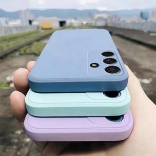 Ốp Điện Thoại Silicon Dẻo Màu Trơn Dáng Vuông Sang Trọng Cho Samsung Galaxy A56 A36 A26 A06 A16 A55 A35 A05 A05s A15 A25 A14 A34 A54 A24 5G