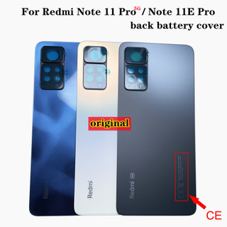 Nắp lưng điện thoại bằng kính dành cho xiaomi redmi note 11 pro 5g redmi note 11e pro