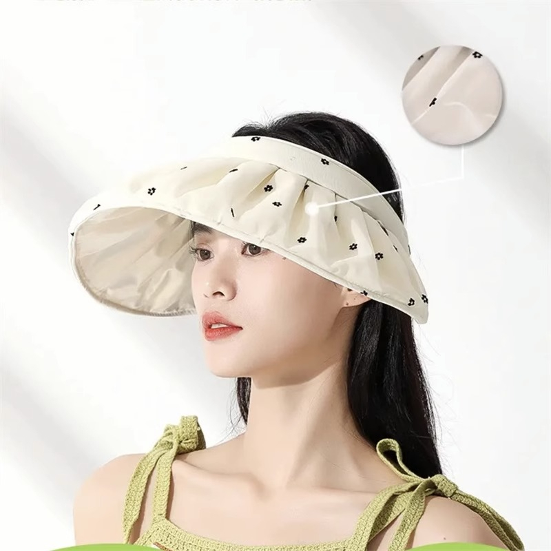 Mũ Chống Nắng Hai Cách Sử Dụng Họa Tiết Hoa Nhỏ Xinh Xắn Thời Trang Dành Cho Nữ