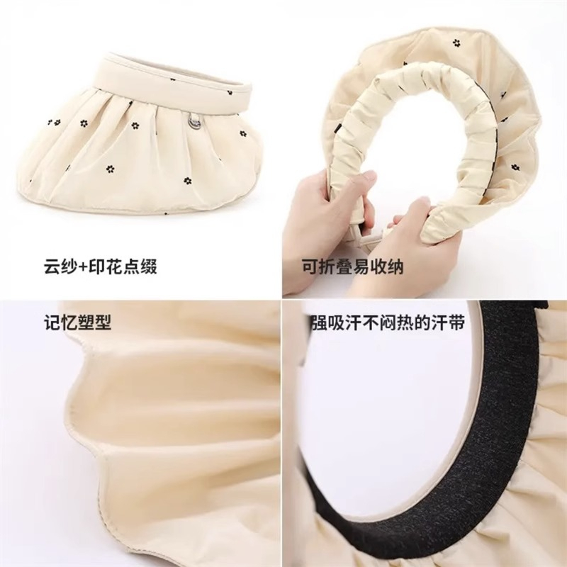 Mũ Chống Nắng Hai Cách Sử Dụng Họa Tiết Hoa Nhỏ Xinh Xắn Thời Trang Dành Cho Nữ