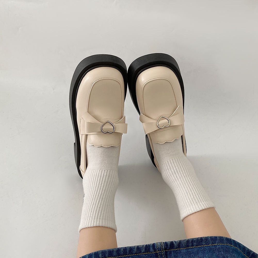Giày YAOLI Mary Janes đế dày nâng chiều cao chống trượt thời trang cho nữ