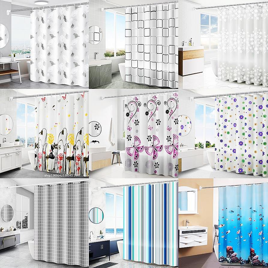 Đen trắng Xám đen Rèm tắm | Lá bạc | Hoa lan trắng | Hoa bồ công anh | Hoa bướm | Rèm tắm gia đình Việt Nam | Rèm tắm ngăn cách không thấm nước trong phòng tắm | Rèm tắm mô hình san hô biển Phong Rèm phòng tắm có kèm móc nhựa rèm chống nước