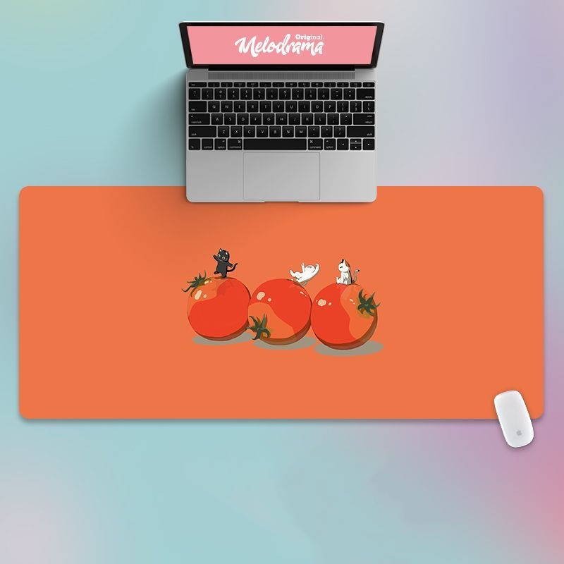 Tấm Lót Chuột Và Bàn Phím Máy Tính Văn Phòng Cỡ Vừa Và Nhỏ Màu Đen