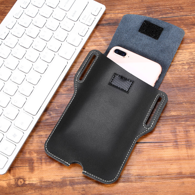 Túi Da Đeo Hông Đựng Điện Thoại Phong Cách Thể Thao Cho Nam