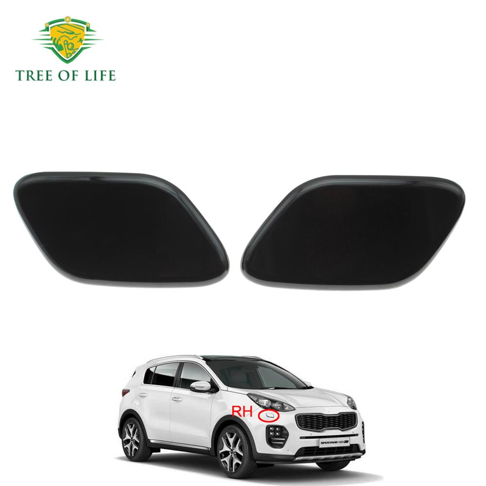 Nắp chụp vòi phun rửa đèn pha cản trước cho KIA Sportage 2016-2018 KX5 98681-H3000 98682-H3000 98681