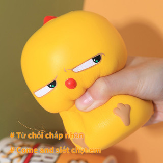 Joyncleon Đồ Chơi Squishy Hình Con Gà Phát Nhạc