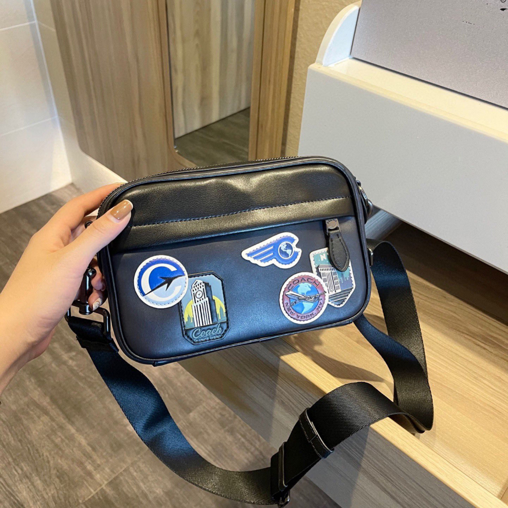 Túi Da Đeo Chéo Coac Thời Trang Dành Cho Nam Và Nữ