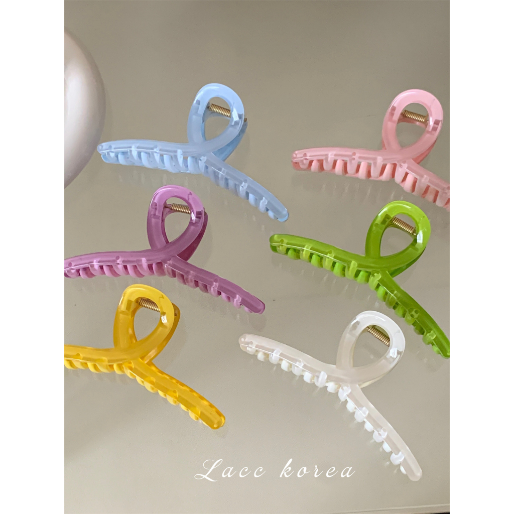 Kẹp Tóc Lớn Màu Kẹo Ngọt Thời Trang Mới 2023 Dành Cho Bạn Nữ