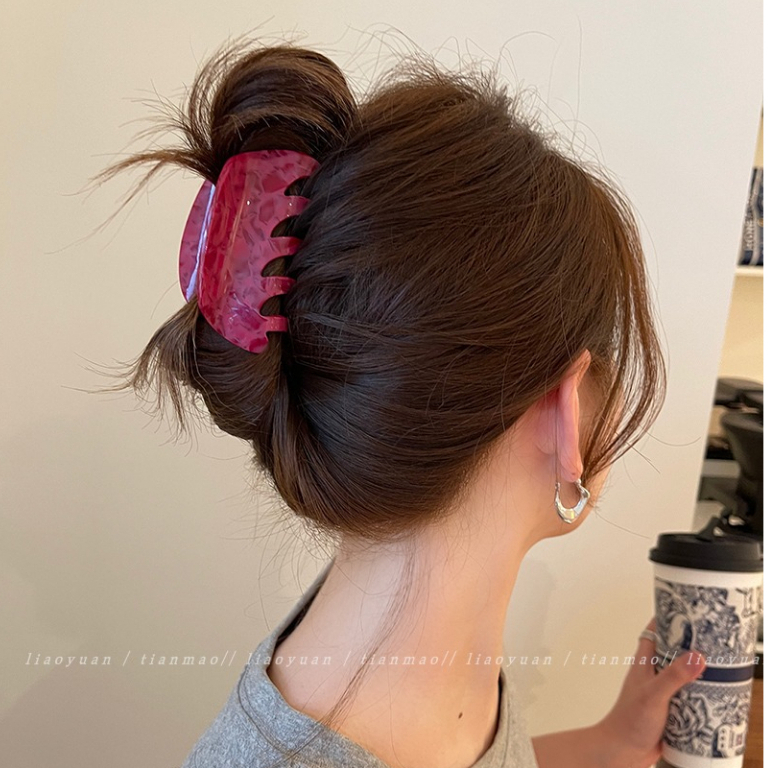 Kẹp Tóc Phong Cách Châu Âu Hàn Quốc Màu Trắng Đỏ cherries Axit Grabb Cá TíNh Cho Nữ