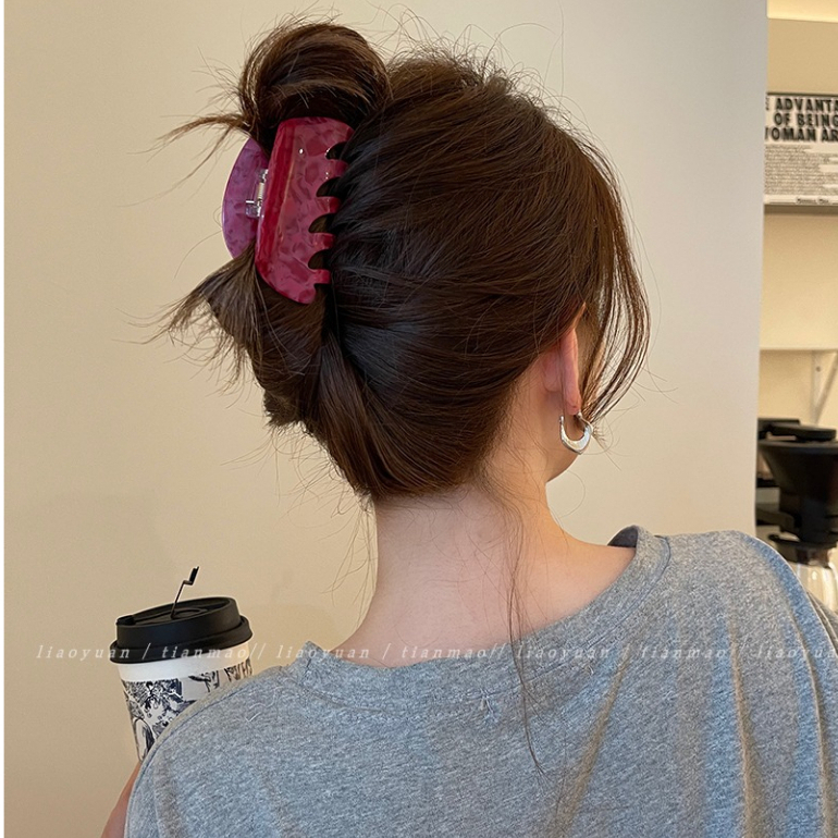 Kẹp Tóc Phong Cách Châu Âu Hàn Quốc Màu Trắng Đỏ cherries Axit Grabb Cá TíNh Cho Nữ