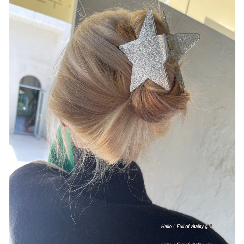 Kẹp Tóc Hình Ngôi Sao Năm Cánh Màu Sắc Thời Trang Hàn Quốc 2023 Dành Cho Bạn Nữ
