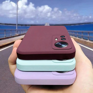 Xiaomi Mi 12T 12 12X 11 Lite 11T 10 Ultra Lite Pro Xiomi Ốp lưng dẻo cạnh vuông Vỏ bao Ốp lưng Chất lỏng