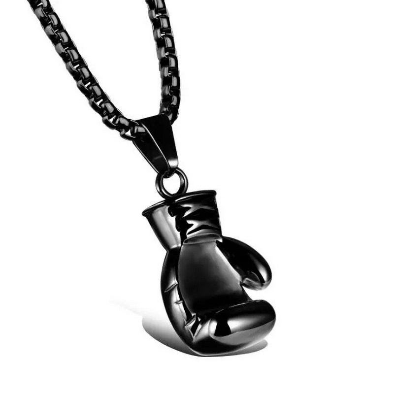 Vòng cổ Mặt Hình Găng Tay Boxing Bằng Thép Không Gỉ
