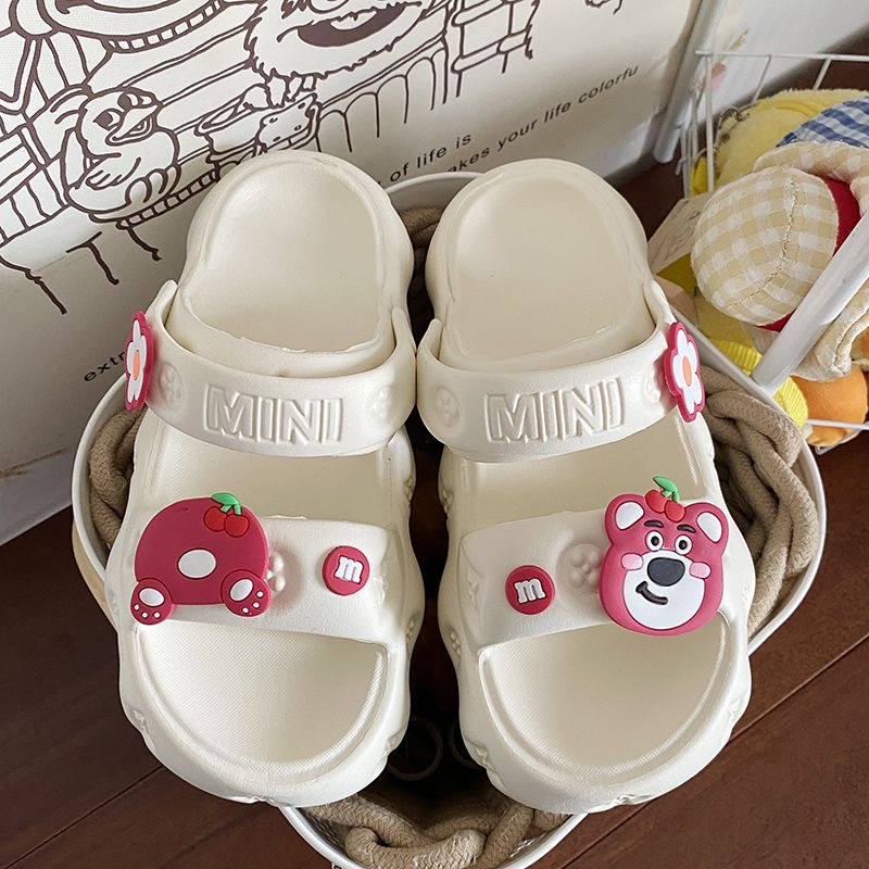 JUSLIN dép dép nữ dép bánh mì nữ dép bánh mì nữ 2023 NEW 060501