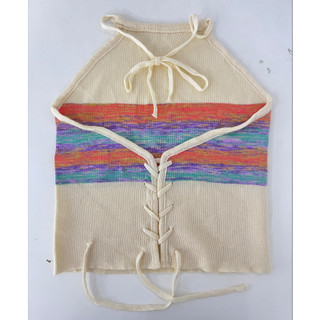 Áo Vest Đan Dây Sọc 60929