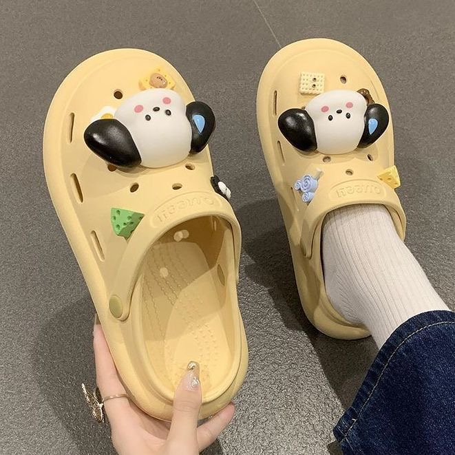 Cattail dép dép nữ dép bánh mì nữ dép bánh mì nữ Chống Trượt 060105