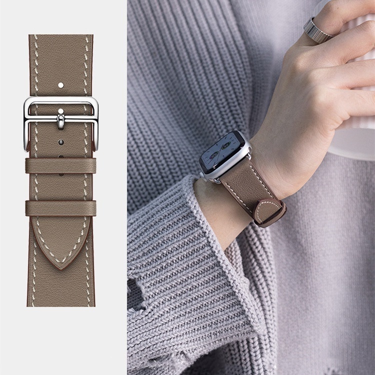 Dây đeo đồng hồ đeo tay bằng da sang trọng cho Smart Watch seriess Ultra 9 8 7 6 SE 5 4 3 2 45mm 49mm 41mm 42mm 44mm 40mm