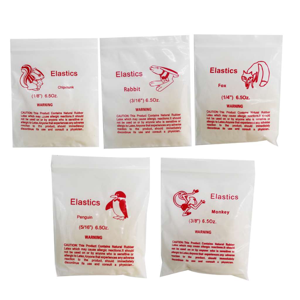 Hàng Có Sẵn ~ 10 Gói 1000 Dây Thun Buộc Tóc Công Viên Sở Thú Ready Stock~10Packs 1000pcs Zoo Park Latex Elastic bands