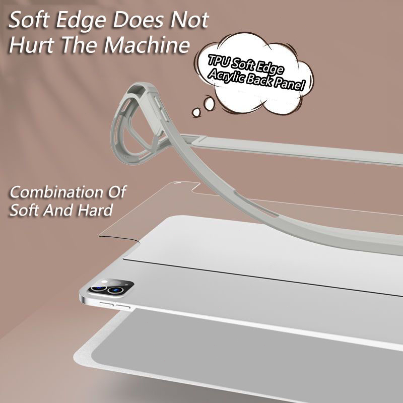 Ốp Máy Tính Bảng Bằng Acrylic Hình Động Vật Cho iPad Pro 12.9 Air5 Gen9 gen10 Air1 / 2 9.7 Mini 4 5 Pro12.9 Pro11 air4 5 10.9