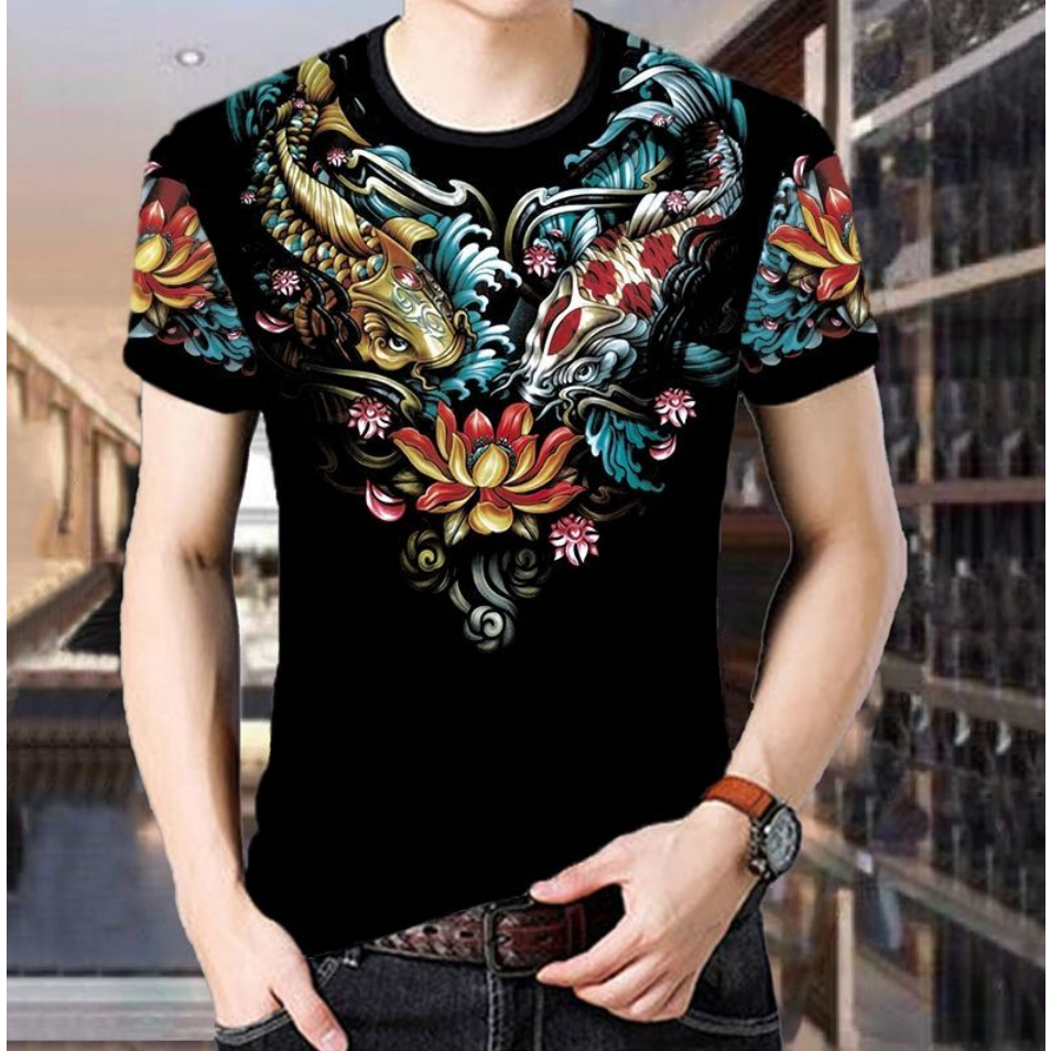 Áo Thun Cotton Tay Ngắn Dáng Ôm Thời Trang Mùa Hè Hàn Quốc Cho Nam Giới