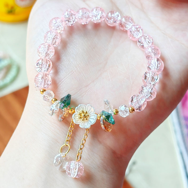 Vòng Đeo Tay Họa Tiết Hoa Cúc Vỏ Sò Thời Trang Dành Cho Nữ