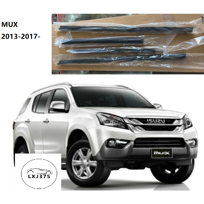 Miếng Dán Viền Cửa Sổ Xe Hơi Họa Tiết Thời Tiết Cho Isuzu mux 2013 2014 2015 206 2017