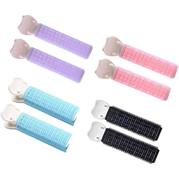 8 Kẹp Tóc Velcro, Kẹp Velcro Cho Tóc, Kẹp Tóc Volumizing, Kẹp Con Lăn Volumizing, Kẹp Tập Tóc, Kẹp T