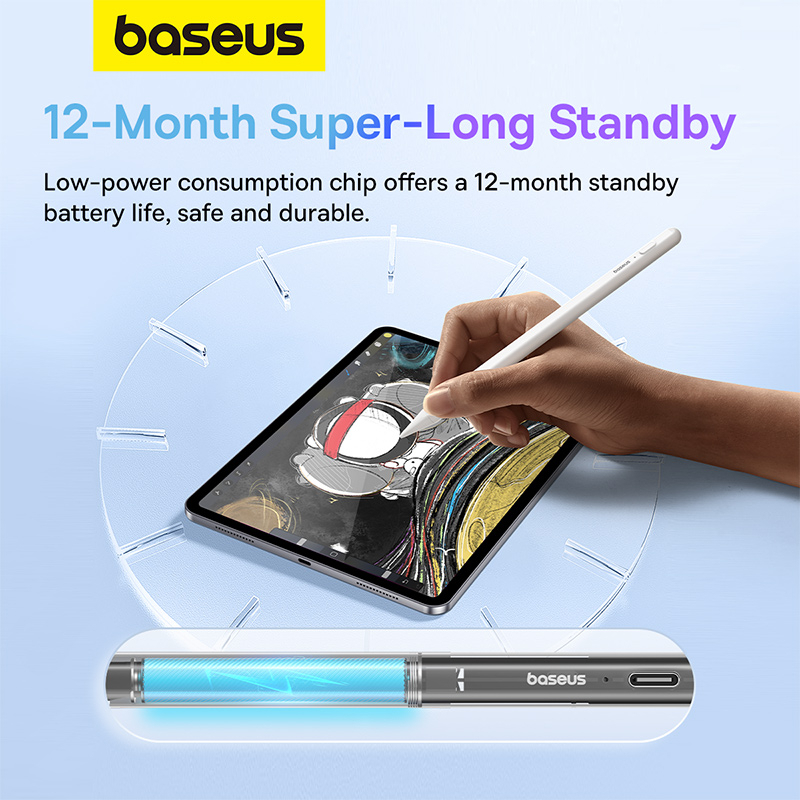 Bút Cảm Ứng Stylus 2 Series Baseus Có Đèn LED Chuyên Dụng Cho Ipad Air 3 / 4 Pad Mini 5