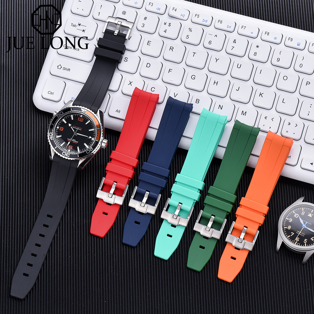 Dây Silicone Thay Thế Cho ĐồNg Hồ Đeo Tay 20mm 22mm