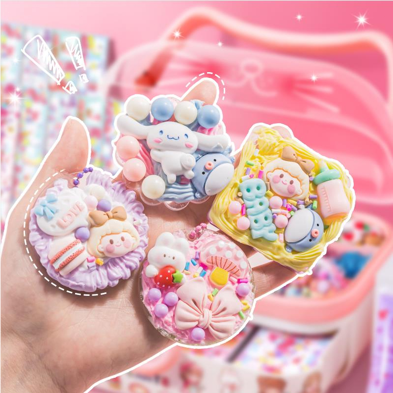 Keo Dán Trang Trí Điện Thoại / Kem Giả Kem 50g Keo Dán diy