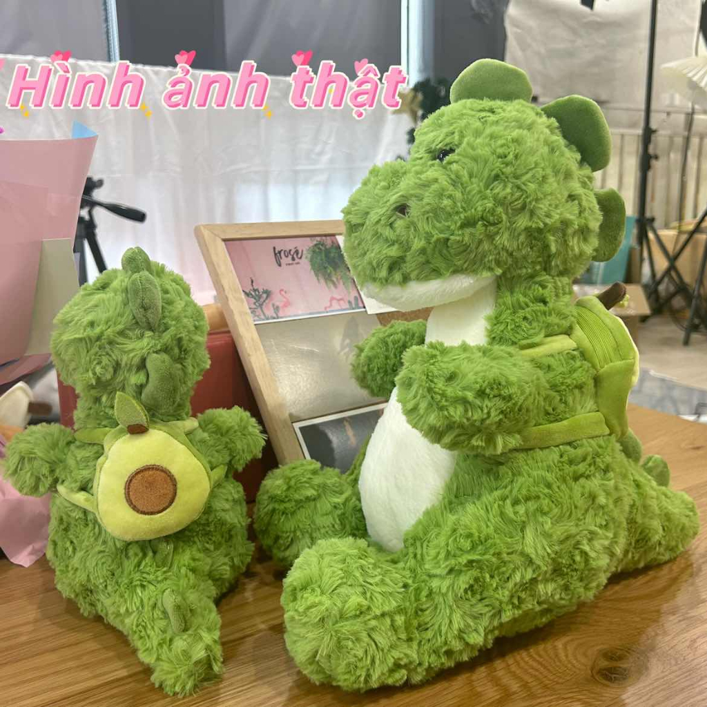 🌟23/35/45cm🌟Gấu bông khủng long thú nhồi bông khủng long khủng long nhồi bông có con trái bơ dễ thương êm mịn