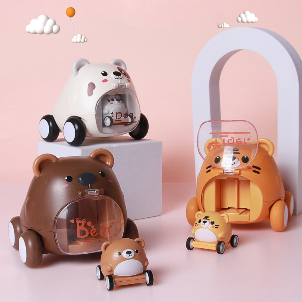 Có thể bán buôn Xe Máy Phóng Đồ Chơi Tương Tác Hoạt Hình Dễ Thương Động Vật Ma Sát Chạy Bằng Quán Tính Cho Bé Trai Gái Quà Tặng ToyRoom Hàng giao ngay