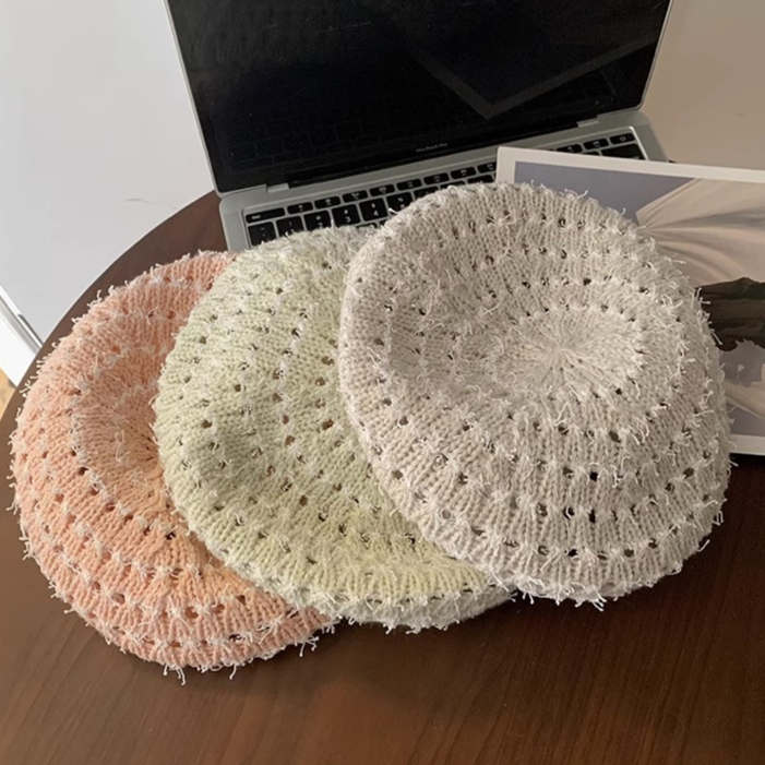 Mũ Beret Thoáng Khí Phong Cách Hàn Quốc Thời Trang Cho Nữ
