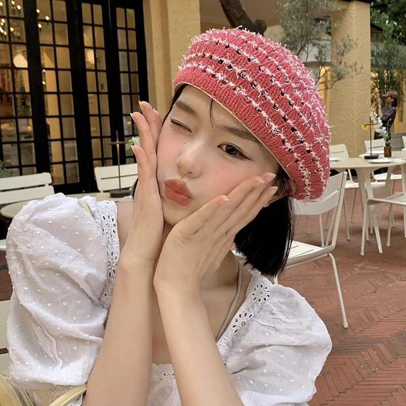 Mũ Beret Thoáng Khí Phong Cách Hàn Quốc Thời Trang Cho Nữ