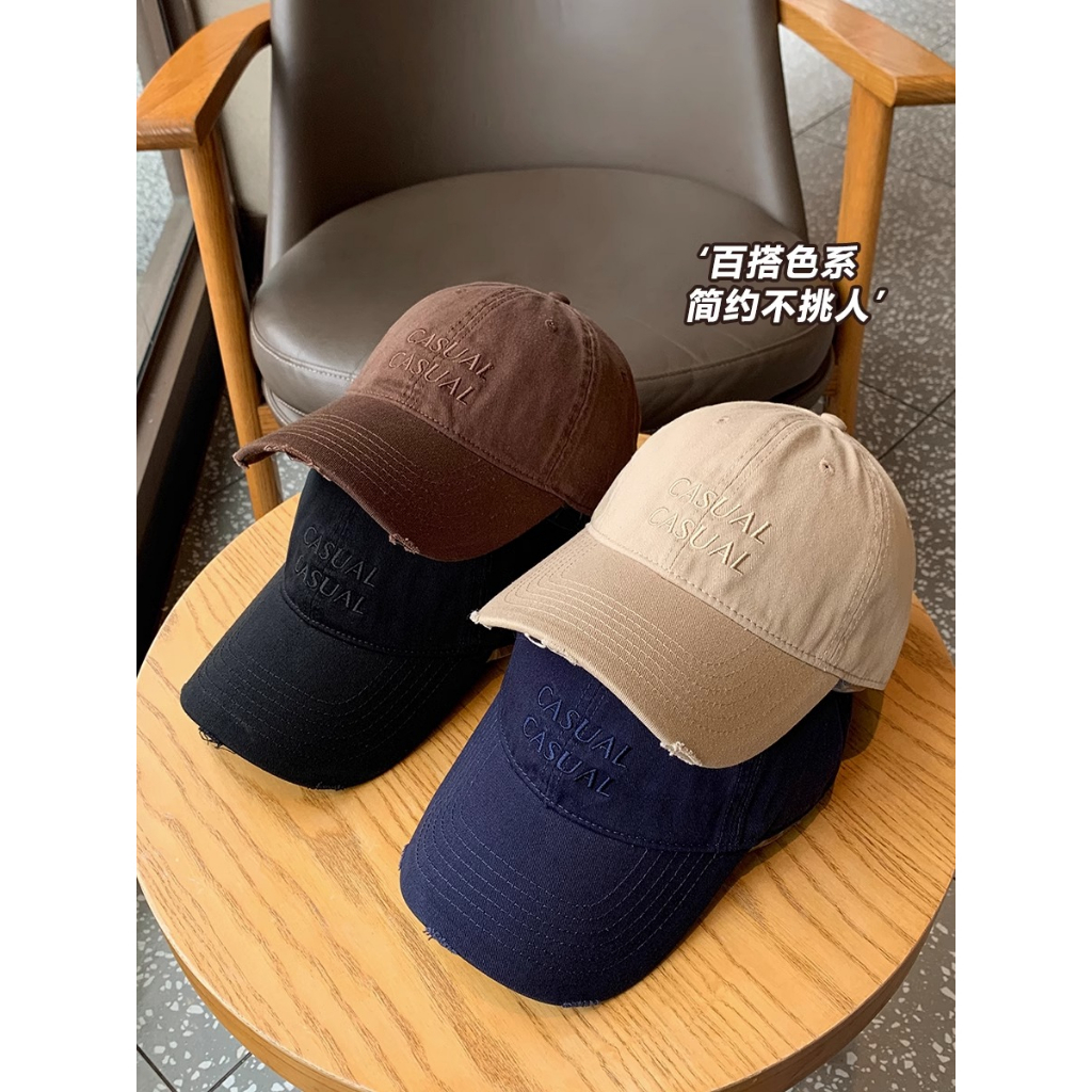 Mũ Rộng Vành Mềm Mại Màu Trơn Thêu Họa Tiết Thời Trang Cho Nam Nữ