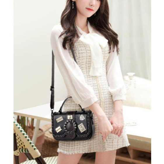 Túi đeo chéo túi xách nữ túi đeo chéo nữ  túi xách 2023 Thời trang mới xu hướng Vintage in rộng dây đeo vai túi vai đơn