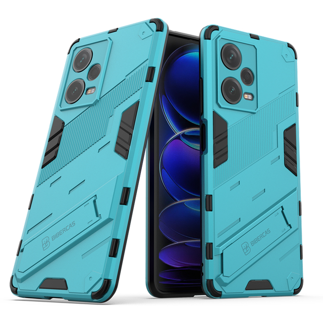 Ốp Điện Thoại Hybrid Nhám Cứng Gắn Giá Đỡ Chống Sốc Cho Xiaomi Redmi 13C 12 12C Note 12 12s 9 9A 9C 9T Note 9s 9 Pro Max