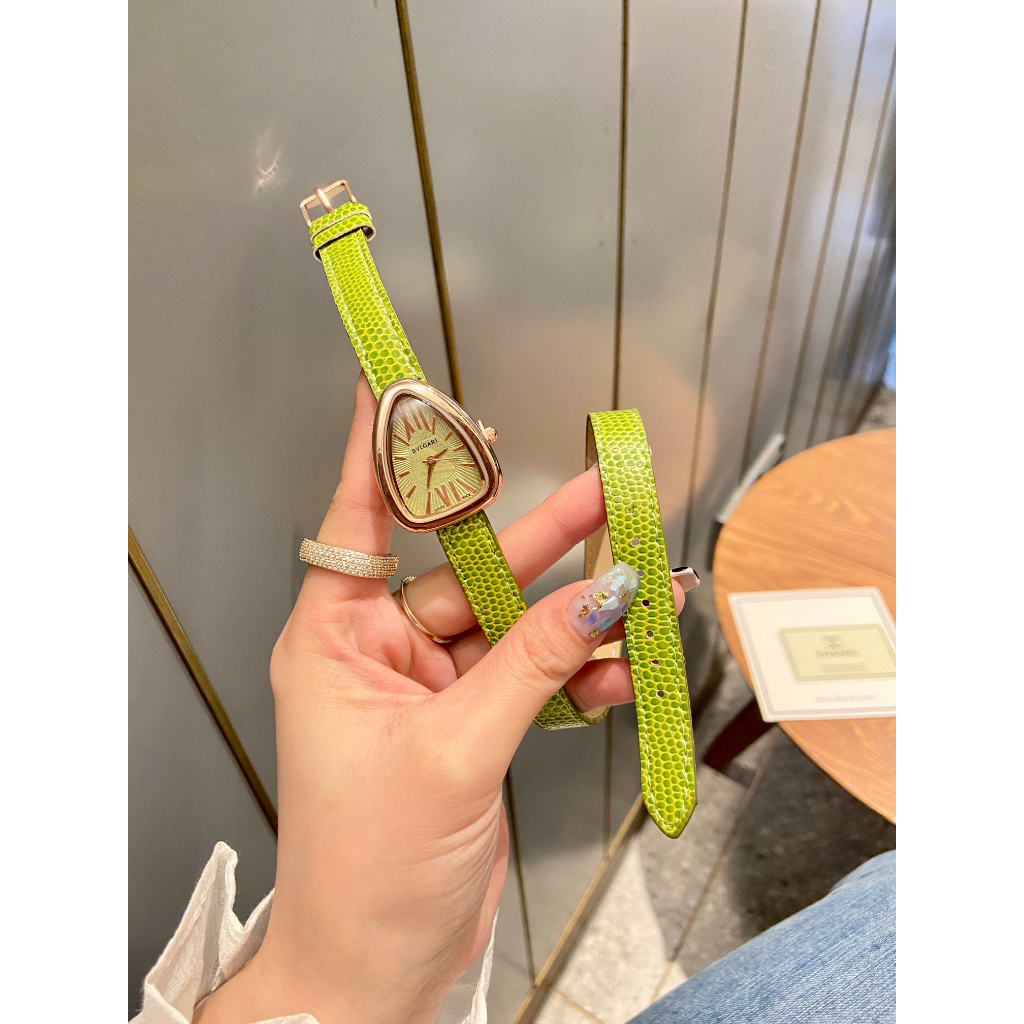 Đồng Hồ Bvl Máy Quartz Hai Vòng Tròn