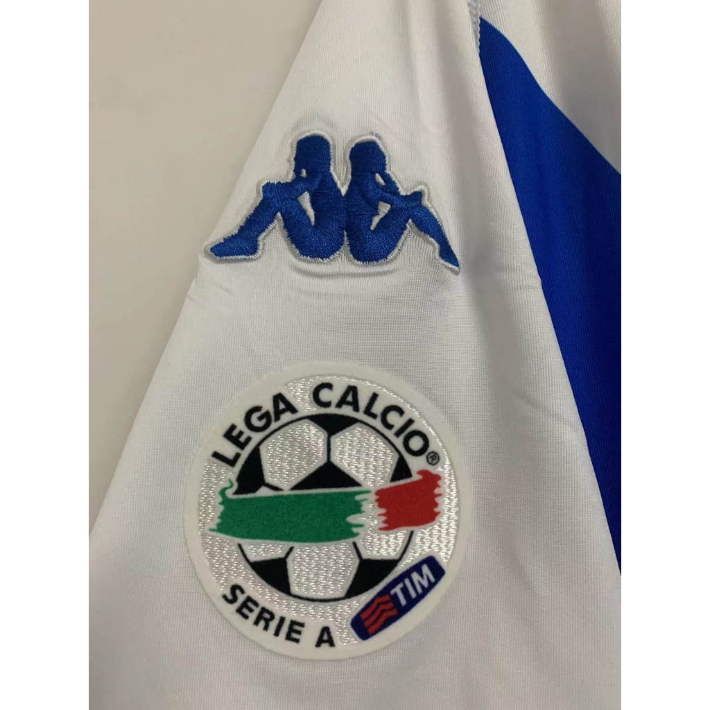 Áo Thun Bóng Đá Brescia 03 / 04  Màu Trắng / Xanh Dương S ~ XXL * Chất Lượng Cao *