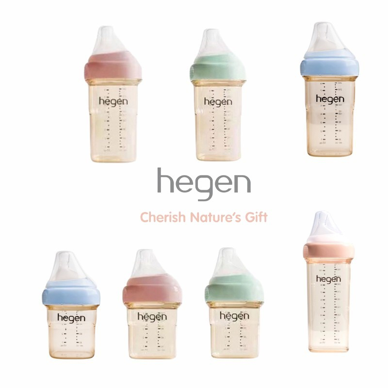 Hegen Bình Sữa Em Bé 150 / 240 / 330ml Cao Cấp Tiện Dụng