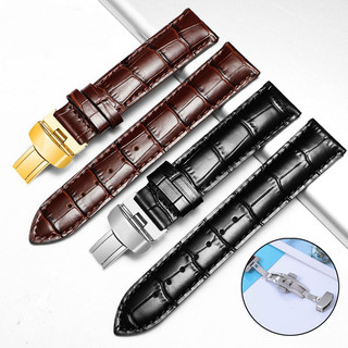 Dây đeo đồng hồ bằng da thật cao cấp Dây đeo đồng hồ thông thường mềm mại 18 / 19 / 20 / 21 / 22 / 24mm Vòng đeo tay thay thế cho nam nữ