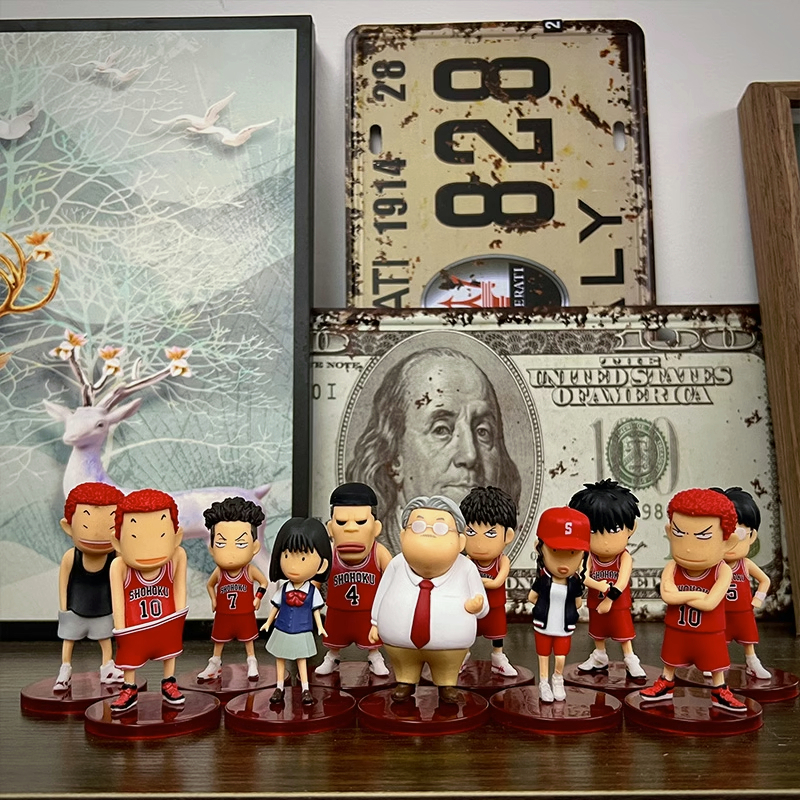 Set 11 Mô Hình Nhân Vật Hoạt Hình Slamdunk Sakuragi Hanamichi