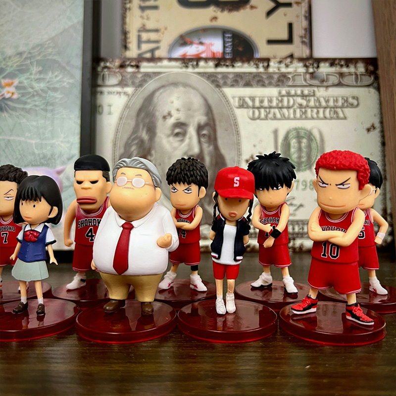 Set 11 Mô Hình Nhân Vật Hoạt Hình Slamdunk Sakuragi Hanamichi