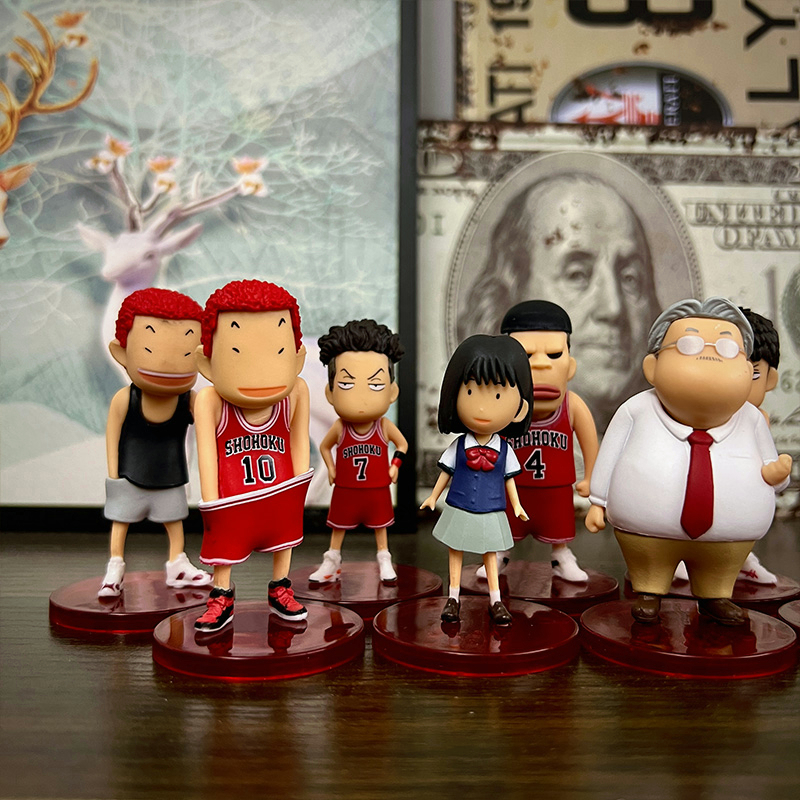 Set 11 Mô Hình Nhân Vật Hoạt Hình Slamdunk Sakuragi Hanamichi