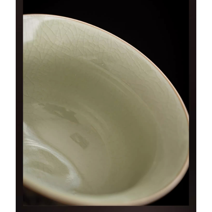 Sancai Bộ Tách Uống Trà Màu Trắng Xanh Lam Hàng Ngàn Hoa Không Rơi Vỡ