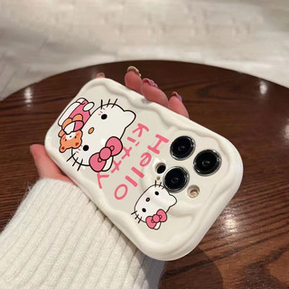 Ốp ĐiệN ThoạI HìNh MèO Kitty Cho iPhone 14 Pro Max 13 Pro 12 Mini 6s 7 / 8 / SE 6P 8 Plus 11 12 Pro X XR XS Max