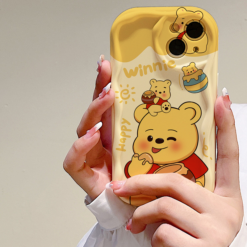 Ốp Điện Thoại Hình Gấu Pooh Cho iPhone 14 13Pro 12 11ProMax 7 / 8PLUS 6 / 6sPlus X XR XsMax 12 / 13mini 14PLUS