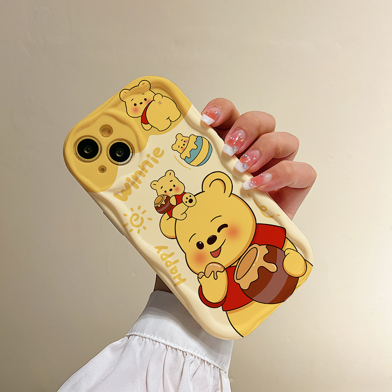 Ốp Điện Thoại Hình Gấu Pooh Cho iPhone 14 13Pro 12 11ProMax 7 / 8PLUS 6 / 6sPlus X XR XsMax 12 / 13mini 14PLUS