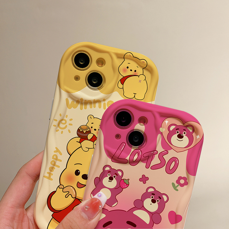 Ốp Điện Thoại Hình Gấu Pooh Cho iPhone 14 13Pro 12 11ProMax 7 / 8PLUS 6 / 6sPlus X XR XsMax 12 / 13mini 14PLUS
