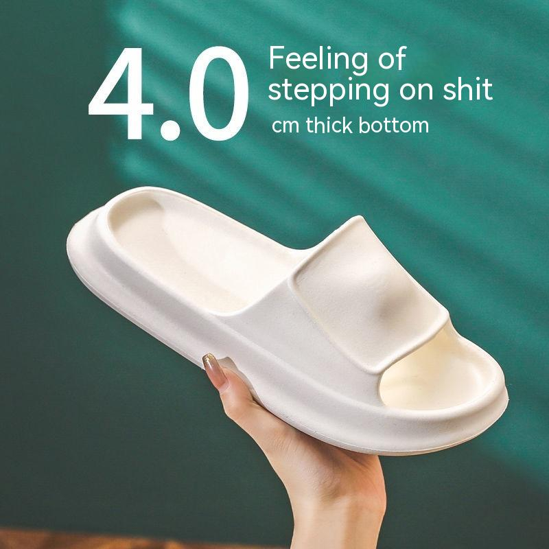 Dép Nhựa EVA Đế Mềm Chống Trượt Màu Trơn Thời Trang unisex